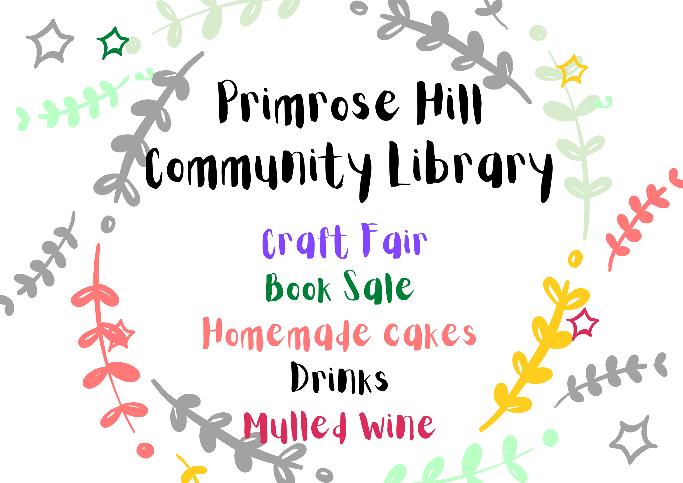 Primrose Hill Community Library Craft Fair